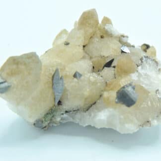 Anatase sur quartz chloriteux du massif de la Lauzière en Savoie