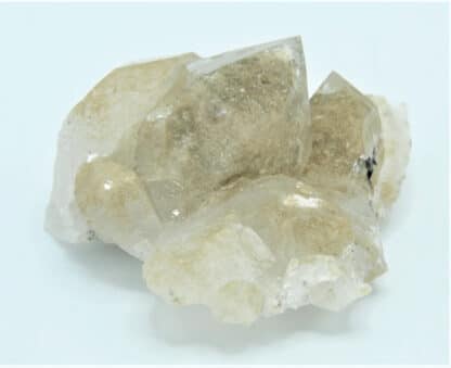 Quartz avec fantôme et anatase du massif de la Lauzière en Savoie