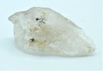 Quartz fumé recristallisé et dravite (tourmaline) de la Lauzière en Savoie