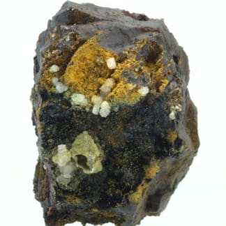 Willemite et smithsonite, carrière du Rivet, Peyrebrune, Tarn.