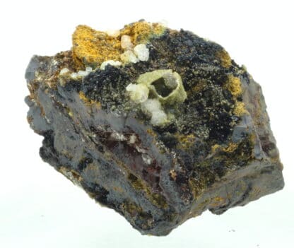 Willemite et smithsonite, carrière du Rivet, Peyrebrune, Tarn.