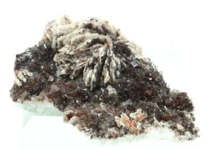 Baryte et quartz hématoide, Voltennes, Saône et Loire.