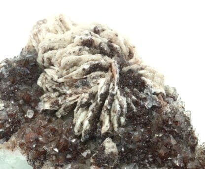 Baryte et quartz hématoide, Voltennes, Saône et Loire.