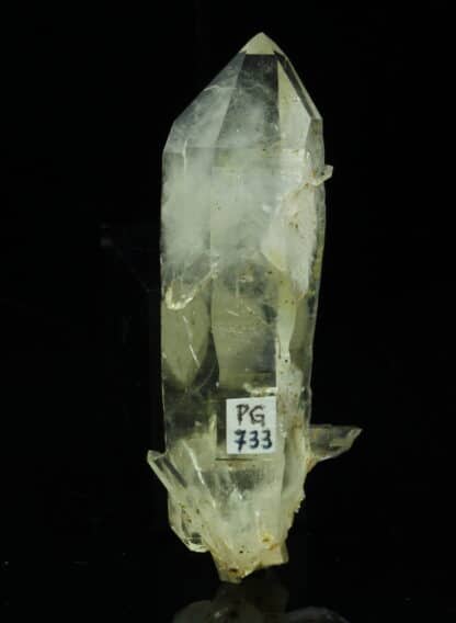 Quartz flottant, mine des Halles, Vaulnaveys, Isère.