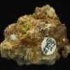 Mimétite, fluorite, gisement de Lantigné, Beaujeu, Rhône.