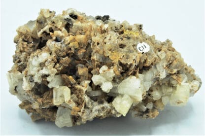 Cérusite et Pyromorphite, Mine des Farges, Ussel, Corrèze.