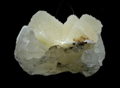 Quartz vert sur quartz, Carrière de Laguépie, Tarn-et-Garonne.