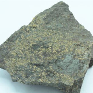 Chalcopyrite et Chlorite, Mine du Charrier, Laprugne, Allier.