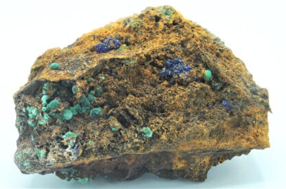 Azurite et malachite, Le Moulinal, Tarn.