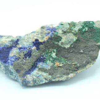 Baryte, azurite et olivénite de la mine de la Garonne (Var)