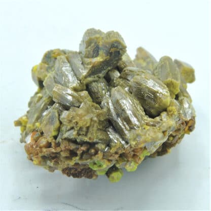 Pyromorphite verte et brune, Les Farges, Ussel, Corrèze, Limousin.