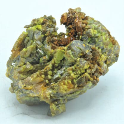 Pyromorphite verte et brune, Les Farges, Ussel, Corrèze, Limousin.