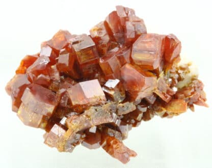 Vanadinite, Mibladen, province de Midelt , Maroc.