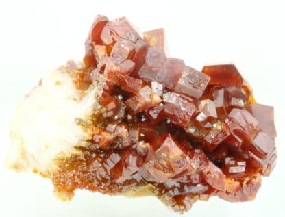 Vanadinite, Mibladen, province de Midelt , Maroc.