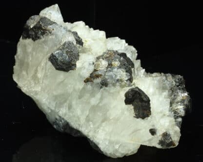 Sphalérite sur quartz, Cavnic, Maramureș, Roumanie.