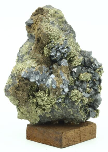 Galène, pyrite, sphalérite, région du Chihuahua, Mexique.