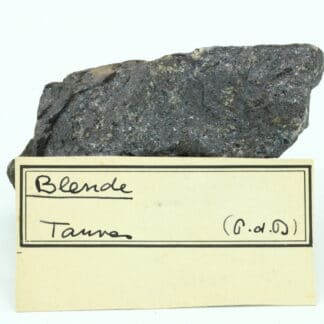 Blende (sphalérite), Tauves, Puy-de-Dôme, Auvergne.