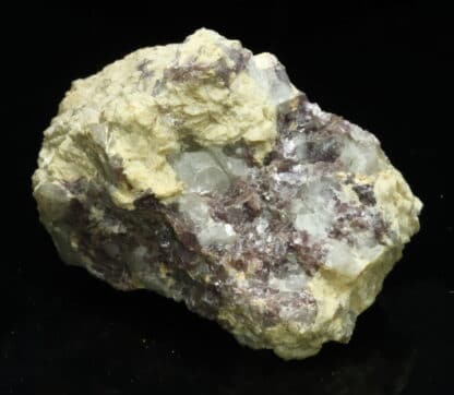 Lépidolite violette d'Ambazac dans la Haute-Vienne.