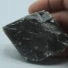 Cristal de baryte Noire et Pyrite, Carrière de Lompret, Belgique.