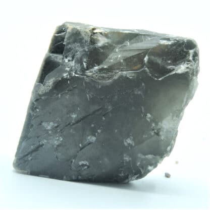 Cristal de baryte Noire et Pyrite, Carrière de Lompret, Belgique.
