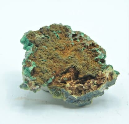 Bindheimite et Malachite sur Bournonite, Usclas-du-Bosc, Loiras, Hérault.