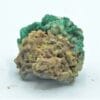 Bindheimite sur Bournonite et Malachite, Usclas-du-Bosc, Loiras, Hérault.