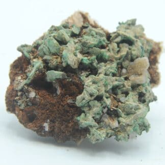 Bindheimite et Malachite après Bournonite, Usclas-du-Bosc, Loiras, Hérault.