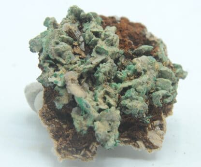 Bindheimite et Malachite après Bournonite, Usclas-du-Bosc, Loiras, Hérault.