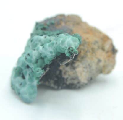 Malachite concrétionnée, Bouche-Payrol, Brusque, Aveyron.