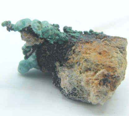 Malachite concrétionnée, Bouche-Payrol, Brusque, Aveyron.