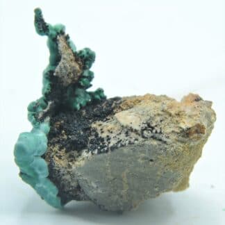 Malachite concrétionnée, Bouche-Payrol, Brusque, Aveyron.