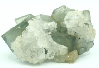 Fluorite et quartz, Le Burg, près d’Alban dans le Tarn.