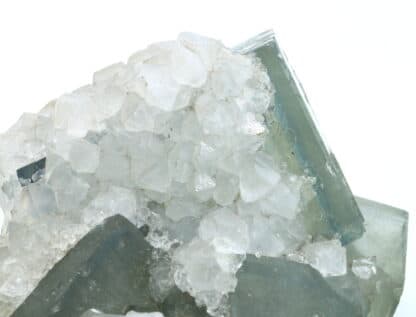 Fluorite et quartz, Le Burg, près d’Alban dans le Tarn.