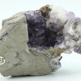 Géode de Fluorite mauve, mine de Durfort, Gard.