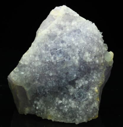 Fluorite violette sur quartz et fluorite, Fontsante, Var.