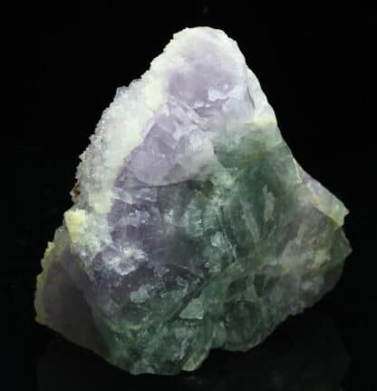 Fluorite violette sur quartz et fluorite, Fontsante, Var.