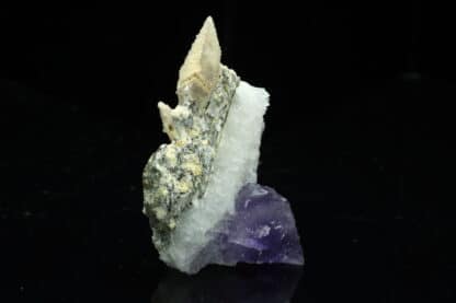 Calcite, fluorite et quartz, Filon Sud, Fontsante, Var.