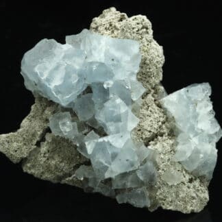 Cristaux de Fluorite bleutée, Durfort, Le Vigan, Gard, Occitanie.