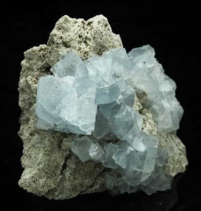 Cristaux de Fluorite bleutée, Durfort, Le Vigan, Gard, Occitanie.