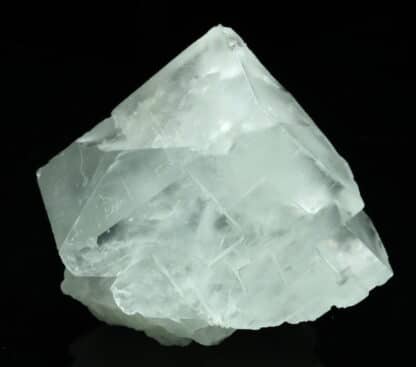 Cristal de Fluorite blanche, mine de Montroc, Tarn.