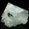 Cristal de Fluorite blanche, mine de Montroc, Tarn.