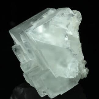 Cristal de Fluorite blanche, mine de Montroc, Tarn.