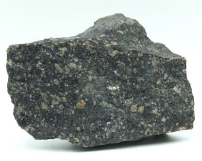 Cassitérite et magnétite dans microgranite, Mine du Charrier, Laprugne, Allier.