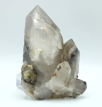 Scheelite sur quartz, Tae Wha Mine, Chungju, Corée du Sud.