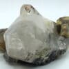 Scheelite sur quartz, Tae Wha Mine, Chungju, Corée du Sud.