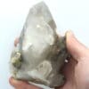Scheelite sur quartz, Tae Wha Mine, Chungju, Corée du Sud.