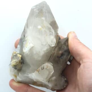 Scheelite sur quartz, Tae Wha Mine, Chungju, Corée du Sud.