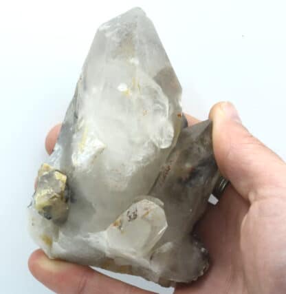 Scheelite sur quartz, Tae Wha Mine, Chungju, Corée du Sud.