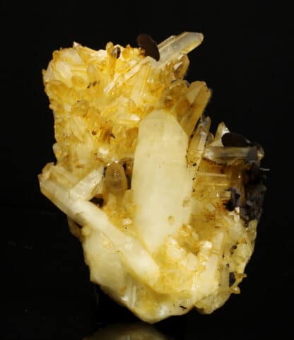 Quartz et Sidérite, Mine de Pierre Rousse, Vizille, Isère.