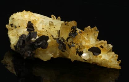 Quartz et Sidérite, Mine de Pierre Rousse, Vizille, Isère.